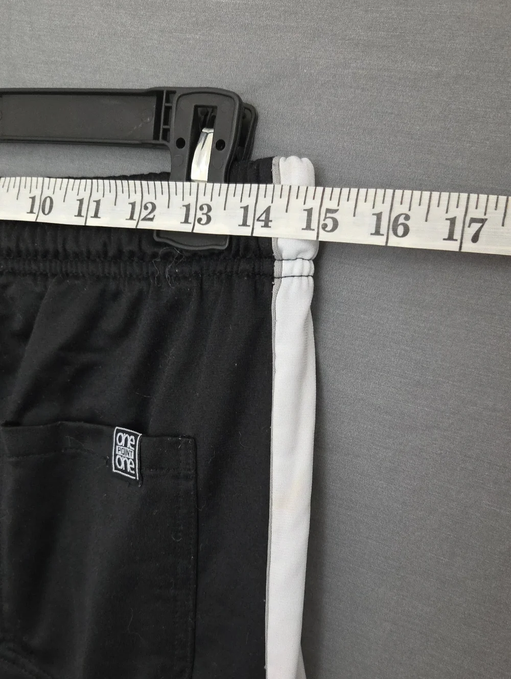 Two Pairs Boy's Athletic Track Pants Orange &‎ Blue Side Panels Black & White L
